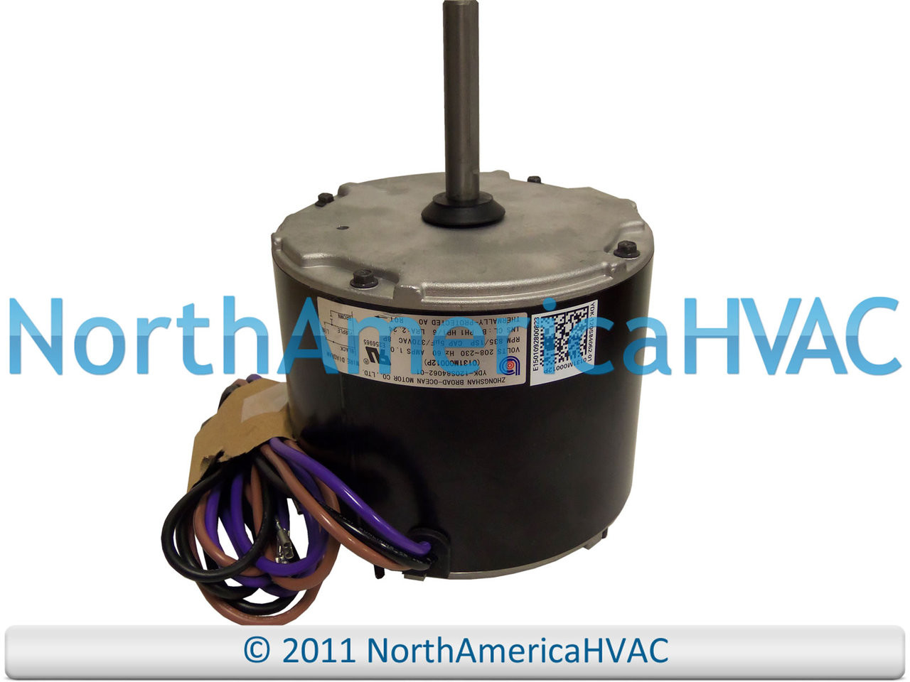 OEM 1/6 208-230v HP Condenser Fan Motor Replaces Zhongshan Broad